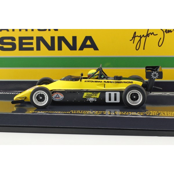 Ayrton Senna Van Diemen RF82 #11 British Formula Ford 2000 Champion 1982 1/43