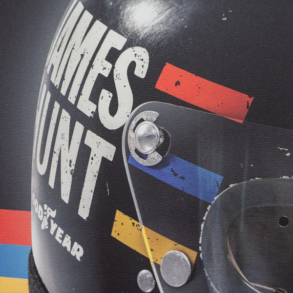 James Hunt - Helm - 1976 - Poster