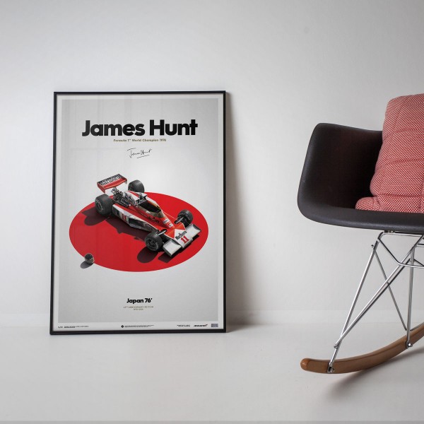 James Hunt - McLaren M23 - Japan - Japanese GP - 1976 - Limited Poster