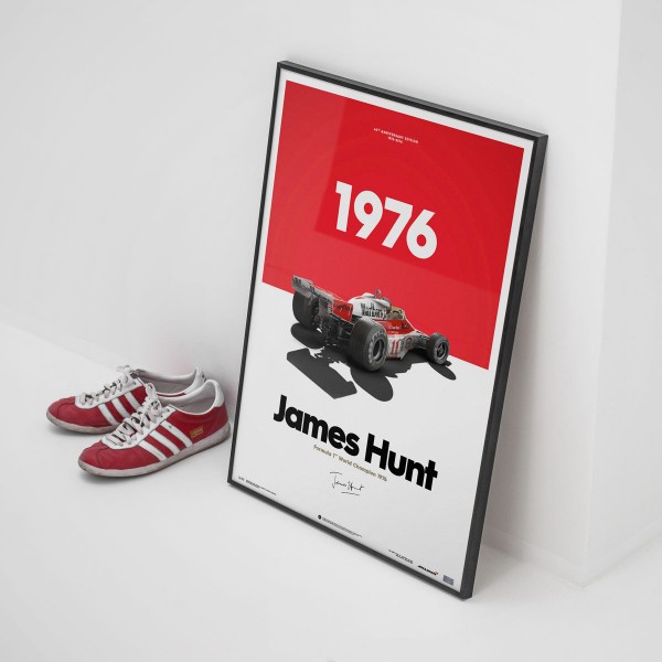 James Hunt - McLaren M23 - Marlboro - GP de Japón - 1976 - Limited Poster
