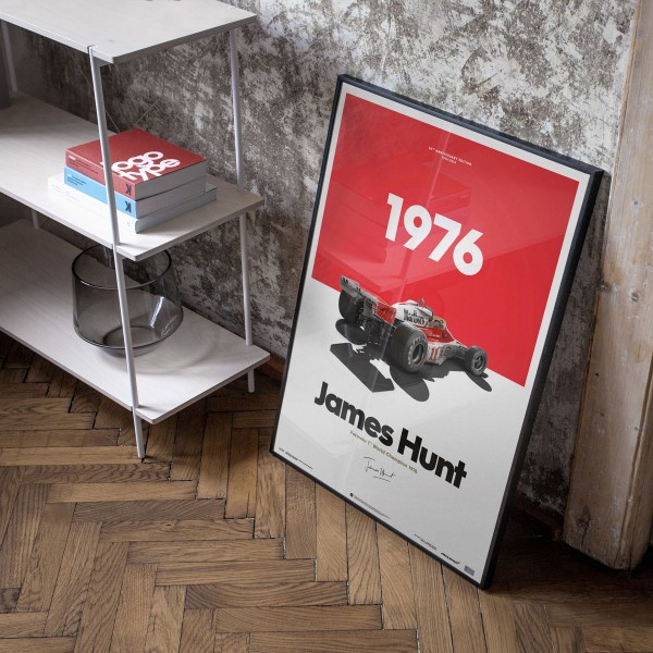 James Hunt - McLaren M23 - Marlboro - GP de Japón - 1976 - Limited Poster