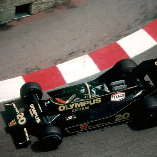 James Hunt in his last ever race in Monaco on May 27, 1979.