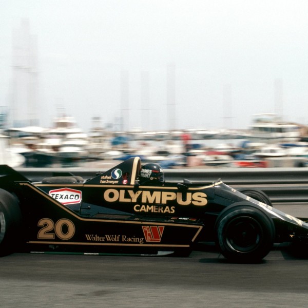 James Hunt bei seinem letzten Rennen in Monaco am 27. Mai 1979.