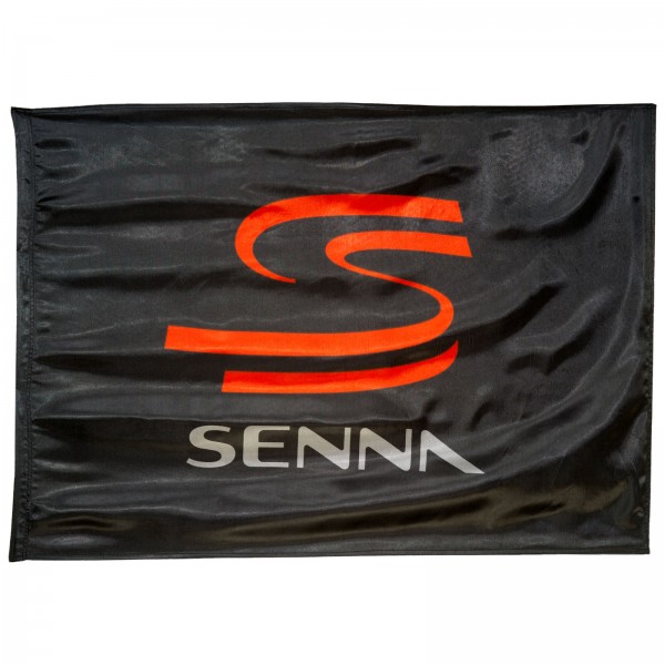 Ayrton Senna Flag Classic black
