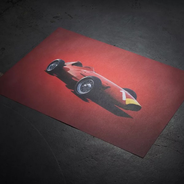 Poster Maserati 250F - Juan Manuel Fangio 1957