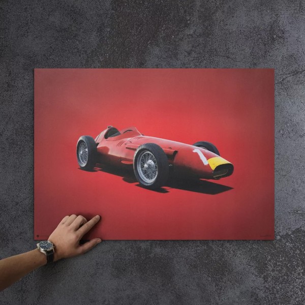 Cartel Maserati 250F - Juan Manuel Fangio 1957