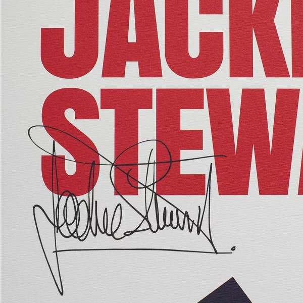 Poster Sir Jackie Stewart - Helm - 1969