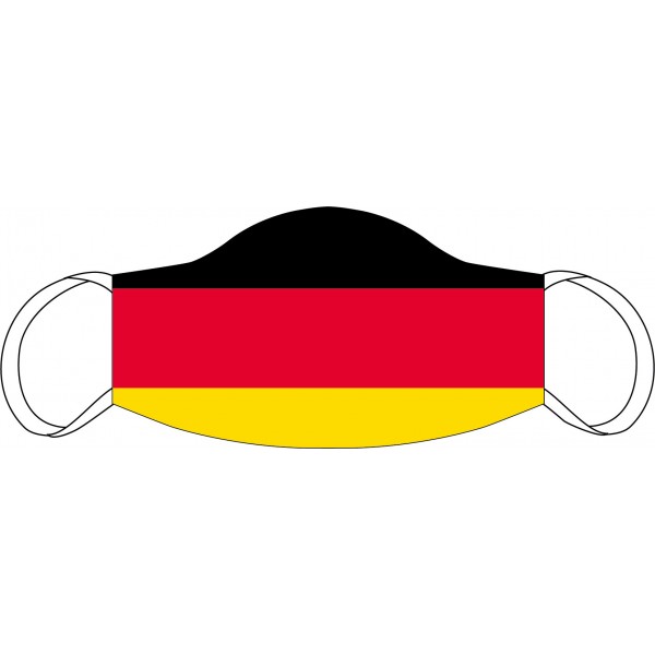 Máscara de boca y nariz Bandera de Alemania
