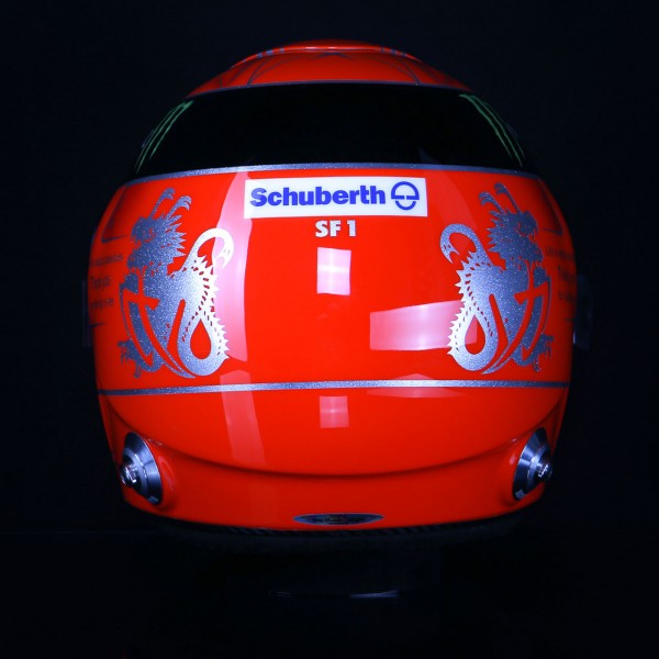 Michael Schumacher replica casco 1:1 Final 2012