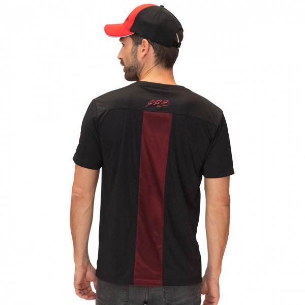 MBA-SPORT Nero T-Shirt da Donna con Logo di Michael Schumacher Colore