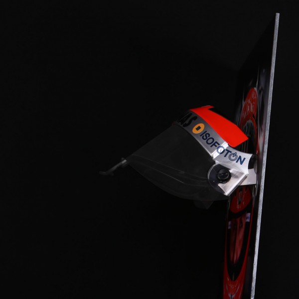 Michael Schumacher visor wall picture with original helmet visor 2012 final edition