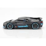 Bugatti Divo Année de construction 2018 gris mat / bleu clair 1/18