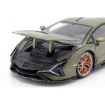 Lamborghini Sian FKP 37 anno di costruzione 2020 verde oliva opaco 1/18