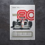 Poster Formula 1 Decenni - Anni '80 McLaren