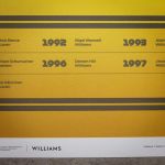 Cartel Fórmula 1 Décadas - Williams de los 90