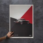 Poster Porsche 911 RS - Black