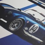 Poster Shelby-Ford AC Cobra Mk III - Blue - 1965