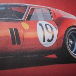 Poster Ferrari 250 GTO - Red - 24h Le Mans - 1962 - Colors of Speed
