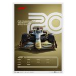 Cartel Fórmula 1 Décadas - 2020 El futuro está ante nosotros