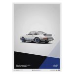 Poster Porsche 911 RS - White