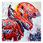 Œuvre d'art Michael Schumacher Casque #0012