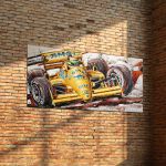 Obra de arte Ayrton Senna Lotus #0001