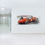 Kunstwerk Phil Hill Longnose Ferrari #0030