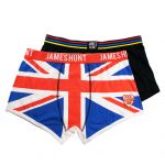 James Hunt Boxer shorts Helmet + Union Jack Double Pack