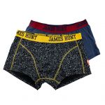 James Hunt Pantaloncini da boxer Seventies + 76 Pacchetto doppio