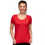 Scuderia Ferrari ladies t-shirt small logo red