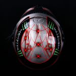 Michael Schumacher Replica Platinum Helmet 1/1 Spa 300th GP 2012