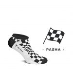 Pasha Calze Bassi nero/bianco
