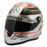 Casco di platino Michael Schumacher Spa 300 GP 2012 1/2