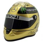 Michael Schumacher Spa 2011 gold helmet 1/2
