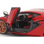 Lamborghini Sian FKP 37 année de construction 2019 rouge / noir 1/18