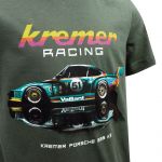 Kremer Racing Kinder T-Shirt Porsche 935 K2 Olive-grün