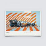 Poster McLaren Gulf Formel 1 Edition 1 - Lando Norris 2021 - Limited Edition