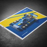 Poster Tyrrell P34 - Jody Scheckter - F1 1976 - Limited Edition