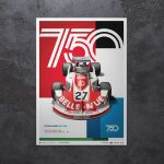 Poster Williams Racing - March Ford 761 - Formel 1 1977 - Limited Edition