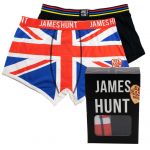 James Hunt Boxershorts Helmet + Union Jack Doppelpack