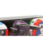 Display case for 1/2 scale helmets or 1/18 scale model cars black