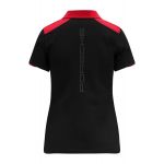 Porsche Motorsport Damen Poloshirt schwarz/rot