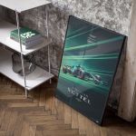 Poster Aston Martin F1 Team -  Sebastian Vettel - 2021