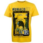 Ayrton Senna T-Shirt Monaco 1st Victory 1987 gelb