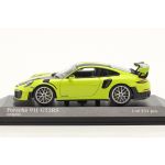 Porsche 911 GT2 RS Weissach Package 2018 vert acide / jantes argentées 1/43