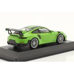 Porsche 911 GT2 RS Weissach Package 2018 signal green / silver rims 1/43