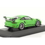 Porsche 911 GT3 RS 2018 lizard green / silver rims 1/43
