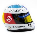 Mick Schumacher casco miniatura 2021 Versión Spa 1/2