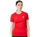 Scuderia Ferrari Ladies T-Shirt small logo - red