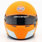 McLaren F1 Team Gulf Design Miniaturhelm 2021 1:2